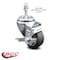 Service Caster 3.5 Inch Thermoplastic Rubber Swivel 10mm Threaded Stem Caster with Brake SCC-TS20S3514-TPRB-TLB-M1015 - alternate 3